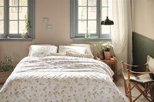Ariadne at Home Dekbedovertrek Daisies Wit 240x200/220 cm