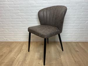 Industrielemeubelshop Stoel Narvik grijs microvezel