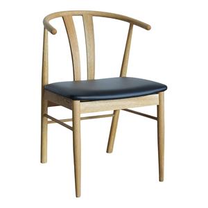 House Nordic Set van 2 eetkamerstoelen Artenara eikenhout | 