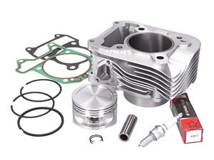 EVOK Cilinderkit  150cc 62,3mm voor Piaggio Liberty, Fly, Skipper, Vespa ET4, LX, S, X8