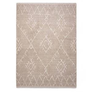 Boho&me Berber vloerkleed Beni Ouarain Sufian - lichtgrijs|crÃ¨me -