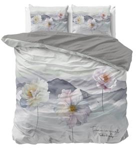 Sleeptime Dekbedovertrek Annique Grijs-Lits-jumeaux (240 x 200/220 cm)
