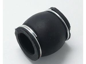 Diverse / Import Uitlaatbocht  Rubber universeel voor Brommer Brommer Mokick KKR MTX