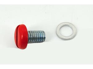 Diverse / Import MotorÖlstand Bouten met Pakking Scheibe rood voor Zündapp Bergsteiger Combinette