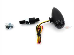 Diverse / Import Achterlicht LED zwart getint Tüv voor Harley Motor Mini Bullet