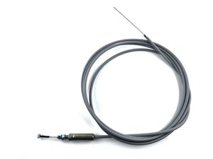 Diverse / Import Grijs gaskabel voor Piaggio Ape Poker 420cc Benzin Carburateur
