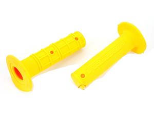 Diverse / Import Griffe Gas/Festgriff Gel Griff geel voor Brommer Enduro
