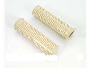 Diverse / Import Griff Set GriffSet Stuur Griffe voor Puch R 50 Alabama DS 50 Brommer Mokick wit 22