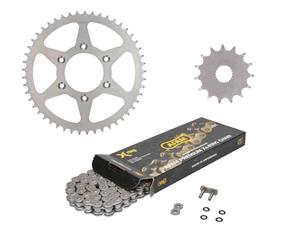 AFAM Kettingset  XS-Ring extra versterkt 15/45 Tanden voor Aprilia SX125 08-10