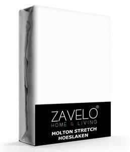 Zavelo Molton Hoeslaken Stretch-Lits-jumeaux (190x220 cm)