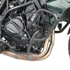 GIVI Valbeugel, Valbeugels voor de moto, TN8717 Zwart gepoedercoat staal onderzijde