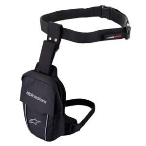 ALPINESTARS Access Thigh Bag, Heup- en beentassen voor op de moto, Zwart-Zwart