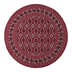 Interieur05 Vintage Vloerkleed Rood Rond Marad 100cm