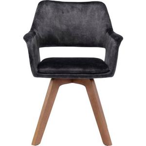 byLIVING Esszimmerstuhl "Klara", (Set), 2 St., Samtstoff Velvet, 2er-Set, gepolstert mit hochwertigem Vintage-Samt, 360 Grad drehbar