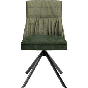 byLIVING Esszimmerstuhl "California", (Set), 2 St., Samtstoff Velvet-Webstoff, 2er-Set, mit Taschenfederkern, 180 Grad drehbar mit Rückholfunktion
