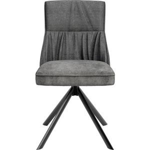 byLIVING Esszimmerstuhl "California", (Set), 2 St., Samtstoff Velvet-Webstoff, 2er-Set, mit Taschenfederkern, 180 Grad drehbar mit Rückholfunktion