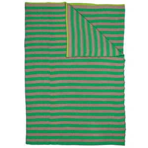 PiP Studio Plaid Bonsoir Stripe Throw Green