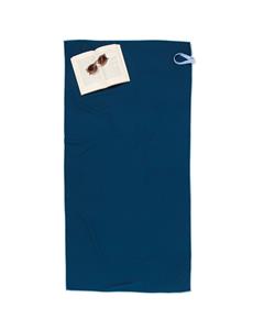 HEMA Handdoek Microvezel 70x140 Blauw (blauw)