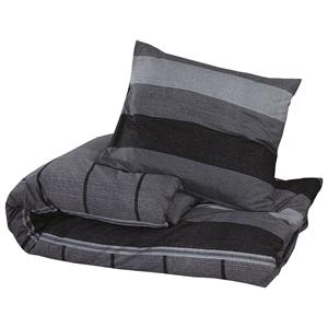 vidaXL Dekbedovertrekset 260x220 cm katoen donkergrijs