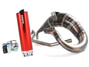 Voca Racing Uitlaat VOCA Cross Rookie 50/70cc Rode demper voor Rieju MRX, RR, MH Furia