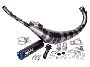 Yasuni Uitlaat  R3 Carrera MAX PRO blauw voor Aprilia RS50, MBK X-Power, Rieju RS2, Yamaha TZR, Motorhispania DR, Minarelli AM6