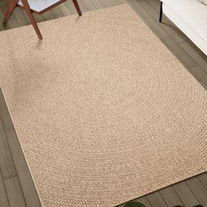 vidaXL Vloerkleed 80x150 cm voor binnen en buiten jute look
