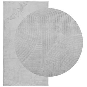 Teppich Teppich IZA Kurzflor Skandinavischer Look Grau 80x150 cm, vidaXL, Rechteckig