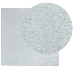 vidaXL Vloerkleed HUARTE laagpolig zacht wasbaar 120x120 cm blauw