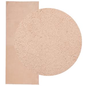 vidaXL Vloerkleed HUARTE laagpolig zacht wasbaar 80x200 cm roze
