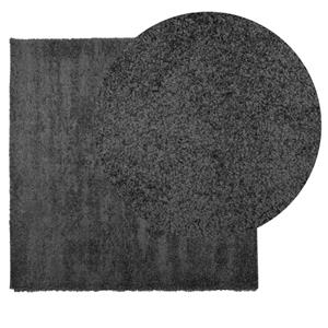 Teppich Teppich Shaggy Hochflor Modern Anthrazit 120x120 cm, vidaXL, Quadrat