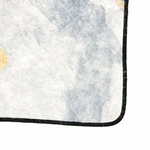 vidaXL Vloerkleed wasbaar anti-slip 80x300 cm meerkleurig