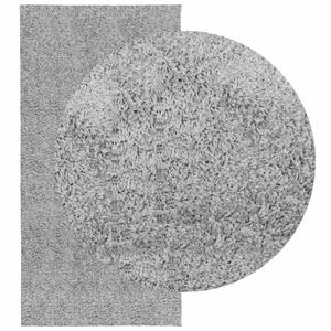 vidaXL Vloerkleed PAMPLONA shaggy hoogpolig modern 100x200 cm grijs