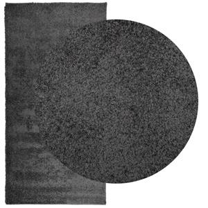 vidaXL Vloerkleed shaggy hoogpolig modern 100x200 cm antraciet