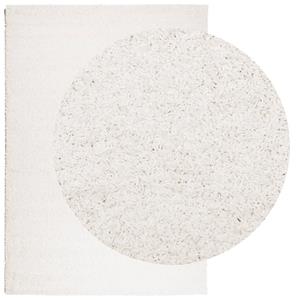 vidaXL Vloerkleed shaggy hoogpolig modern 120x170 cm crèmekleurig