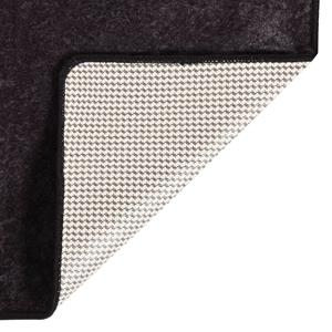 vidaXL Vloerkleed wasbaar anti-slip 150x230 cm antracietkleurig