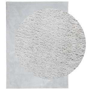 vidaXL Vloerkleed HUARTE laagpolig zacht wasbaar 200x280 cm grijs