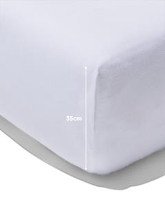 HEMA Boxspring Hoeslaken Zacht Katoen 180x200 Wit (wit)