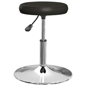 vidaXL Eetkamerstoelen 4 st kunstleer zwart