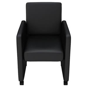 vidaXL Eetkamerstoelen 6 st kunstleer zwart