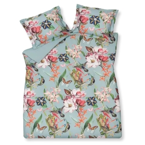 Vandyck Dekbedovertrek Flower Mix pearlblue 1