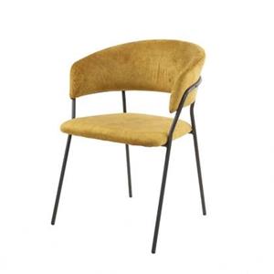 Fraaai Mina eetkamerstoel - velvet - goud