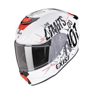 SCORPION EXO-Jnr Air Boum, Kinder motorhelm, Wit-Zwart