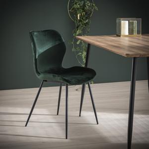 LifestyleFurn Eetkamerstoel Gael Velvet - Groen
