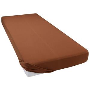 bellana Hoeslaken Meloen in mt. 90x200, 140x200 of 180x200 cm Katoen, matrassen tot 25 cm hoogte, hoeslaken ook voor kinderen (1 stuk)