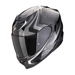 SCORPION EXO-520 Evo Air Terra, Integraalhelm, Zwart-Zilver-Wit