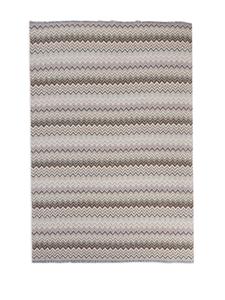 Missoni Home Deken met zigzag patroon (130cm x 195cm) - Beige