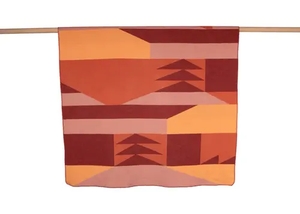 David Fussenegger SILVRETTA Plaid Abstrakt 140x200 bordeaux
