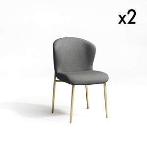 SIA Home Set van 2 eetkamerstoelen Solveig | 