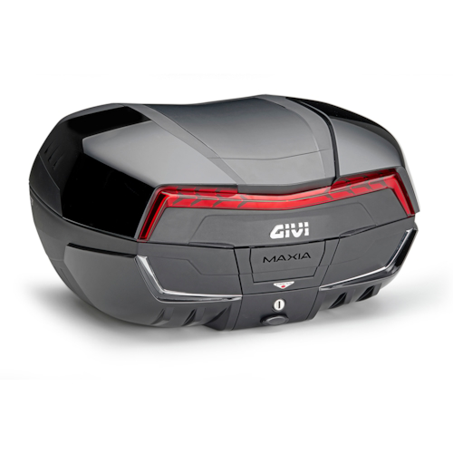 GIVI V58 Maxia 5 Monokey Basic, Topkoffers en zijkoffers voor de moto, rode reflectoren