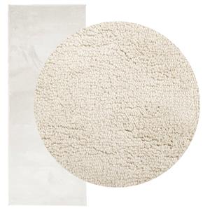 vidaXL Vloerkleed OVIEDO laagpolig 80x200 cm beige